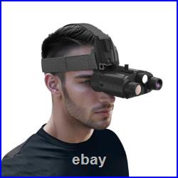 NV8161 8X Zoom IR/white Light Night Vision Binoculars Head-mounted 4K Telescope