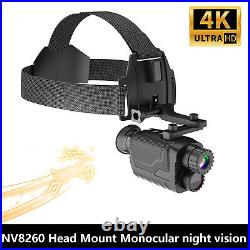 NV8260 36MP 400M Head Mounted Night Vision Infrared Monocular Starlight Sensor