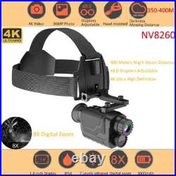 NV8260 Helmet Goggles IR Night Vision Binoculars IR Hunting Photography Record