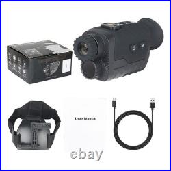 NV8260 Night Vision Head-mounted Monocular 4K 1080P HD 8X Digital Zoom CAM 400M