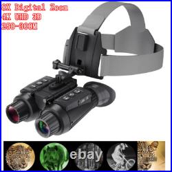 NV8300 3D 4K HD Night Vision Binoculars Infrared Head Mounted Telescope 250-300M NV8300 3D 4K HD Night Vision Binoculars Infrared Head Mounted Telescope 250-300M