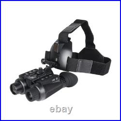 NV8300 Infrared Night Vision Binoculars 4K 3D Head Mounted Goggles 8X Zoom 300M