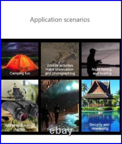 NV8300 Night Vision Binoculars 3D 1080P 4K 8X Zoom Infrared Head Mounted Goggles