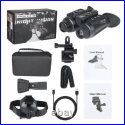 NV8300 Night Vision Binoculars 3D 1080P 4K 8X Zoom Infrared Head Mounted Goggles
