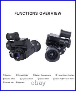 NVG10 Helmet Goggle 1920x1080p Night Vision Monocular WiFi Version For Hunting NVG10 Helmet Goggle 1920x1080p Night Vision Monocular WiFi Version For Hunting