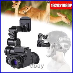 NVG10 Helmet Goggle Head Monocular 1080P WiFi Hunting Night Vision Device 3xZoom