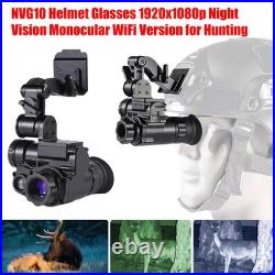 NVG10 Helmet Goggle Head Monocular 1080P WiFi Hunting Night Vision Device 3xZoom