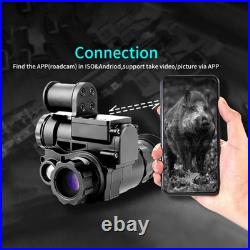 NVG10 Helmet Goggle Head Monocular 1080P WiFi Hunting Night Vision Device 3xZoom