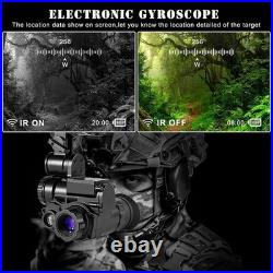 NVG10 Helmet Goggle Head Monocular 1080P WiFi Hunting Night Vision Device 3xZoom