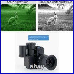 NVG10 Monocular Night Vision Goggles 1080P WiFi for Hunting Observation Helmet