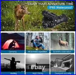 NVG10 Monocular Night Vision Goggles 1080P WiFi for Hunting Observation Helmet