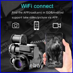 NVG10 Monocular Night Vision Goggles 1080P WiFi for Hunting Observation Helmet