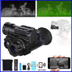 NVG10 Monocular Night Vision Goggles 1920x1080p WiFi Version For Hunting
