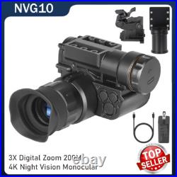 NVG10 Night Vision Goggles for Adults 3X Helmet Mounted Night Vision Monocular