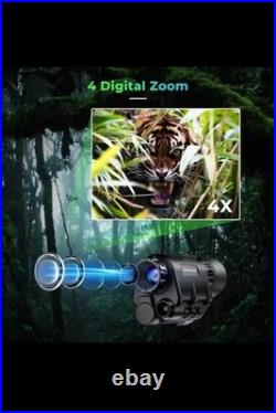 NVG20 Helmet Night Vision Monocular Wide View 40° 940nm IR WIFI Digital Starligh