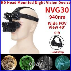 NVG30 Helmet 940nm IR Night Vision Monocular Telescope NVG10 gen3 Hunting Digita