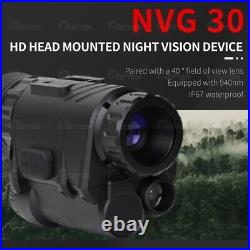 NVG30 Helmet Night Vision Goggles 940nm Infrared Binocular Digital Night Vision