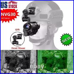 NVG30 Helmet Night Vision Monocular Wide View 40° 940nm IR WIFI Digital Starligh