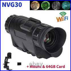 NVG30 Infrared 1920x1080p Night Vision Goggles Monocular WiFi For Hunting