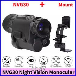 NVG30 Infrared 1920x1080p Night Vision Goggles Monocular WiFi Hunting NVG10 NEW NVG30 Infrared 1920x1080p Night Vision Goggles Monocular WiFi Hunting NVG10 NEW