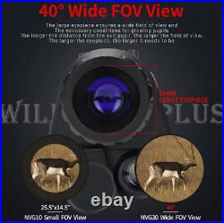NVG30 Infrared 1920x1080p Night Vision Goggles Monocular WiFi Hunting NVG10 NEW NVG30 Infrared 1920x1080p Night Vision Goggles Monocular WiFi Hunting NVG10 NEW