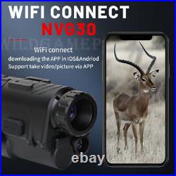 NVG30 Infrared 1920x1080p Night Vision Goggles Monocular WiFi Hunting NVG10 NEW NVG30 Infrared 1920x1080p Night Vision Goggles Monocular WiFi Hunting NVG10 NEW