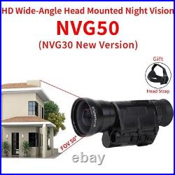 NVG50 1920x1080P Monocular Night Vision Goggles WiFi Hunting Observation Helmet