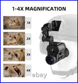 NVG50 helmet digital night vision 45°goggles scope WIFI 940nm IR monocular