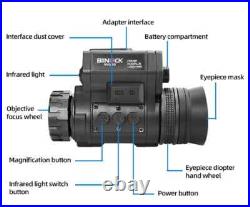 NVG50 helmet digital night vision 45°goggles scope WIFI 940nm IR monocular