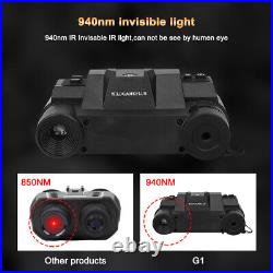 NVG-G1 4.5x Zoom IR Helmet Night Vision Goggles Hunting Tactical Binocular 940nm NVG-G1 4.5x Zoom IR Helmet Night Vision Goggles Hunting Tactical Binocular 940nm