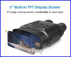 NV-800 7X31mm Digital Night Vision Binocular with 2 inch TFT LCD and Camera & Ca