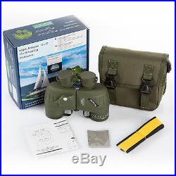 Navy 10x50 HD Night Vision Binoculars Telescope&Compass Measurement with bag