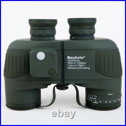 New Boshile 10X50 HD High-Power Outdoor Waterproof Compass Ranging Binoculars