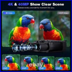 New CZ080 Night Vision Goggles 8X Zoom 4K Digital HD IR Binoculars Hunting