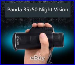 New HD HandHeld Panda 35x50 Night Vision Adjustable Monocular Telescope Camping
