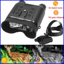 New Head Mount IR Night Vision Binoculars 8X Digital Zoom 850nm Hunting Goggles