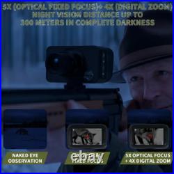 New IR Night Vision Scope Day Night Monocular Rifles Crossbow with 32GB Card