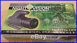 Night Owl Optics 5X 5 Power NOXM50 Night Vision Monocular Produced in Russia