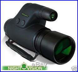 Night Owl Optics NOXM50 5-Power Infrared Night Vision Monocular Scope Glass Lens