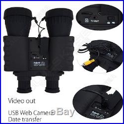 Night Vision Binocular Camera Monoculars Hunting Security DVR+8GB+AA Battery Kit