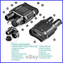 Night Vision Binocular, Digital Infrared Scope 640x480p HD IR Photo Camera