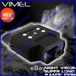 Night Vision Binocular Hunting Camera Monocular Digital NV Game Recorder DVR