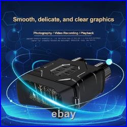 Night Vision Binoculars 10X Zoom 850nm Infrared Hunting Telescope IR Camera