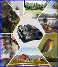 Night Vision Binoculars, 4K Full-Color Night Vision Goggles 10000mAh, 48MP 8X