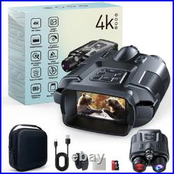 Night Vision Binoculars 4K Infrared 5000mAH Rechargeable 8X Digital Zoom New