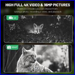 Night Vision Binoculars, 4K Night Vision Goggles 1315FT 10X Optical Zoom 8X D