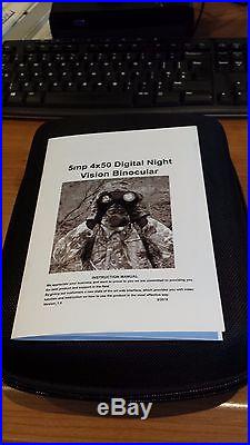 Night Vision Binoculars 4 x 50MM HD Digital