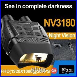 Night Vision Binoculars 4x 300Yard Digital IR Telescope Photos Camera Recorder