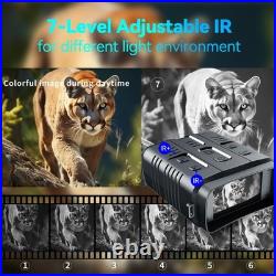 Night Vision Binoculars Binoculars for Adults, 4K Video with Sound, 42MP Ph