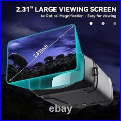 Night Vision Binoculars, Digital Night Vision Goggles for Viewing in 100% black